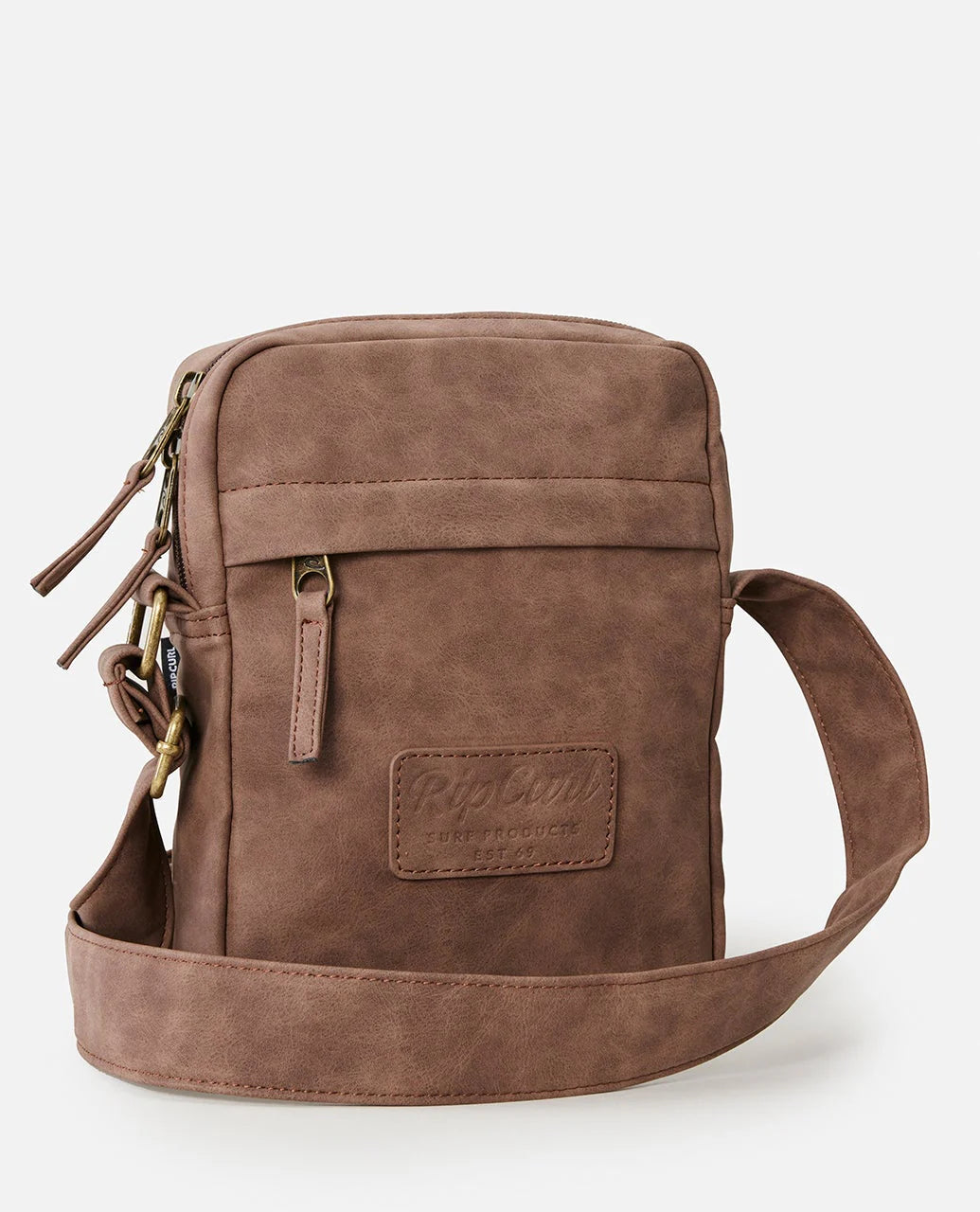 Bandolera RIP CURL Classic Lezard No Idea Brown bolso bandolera hombre marrón estilo surf crossbody