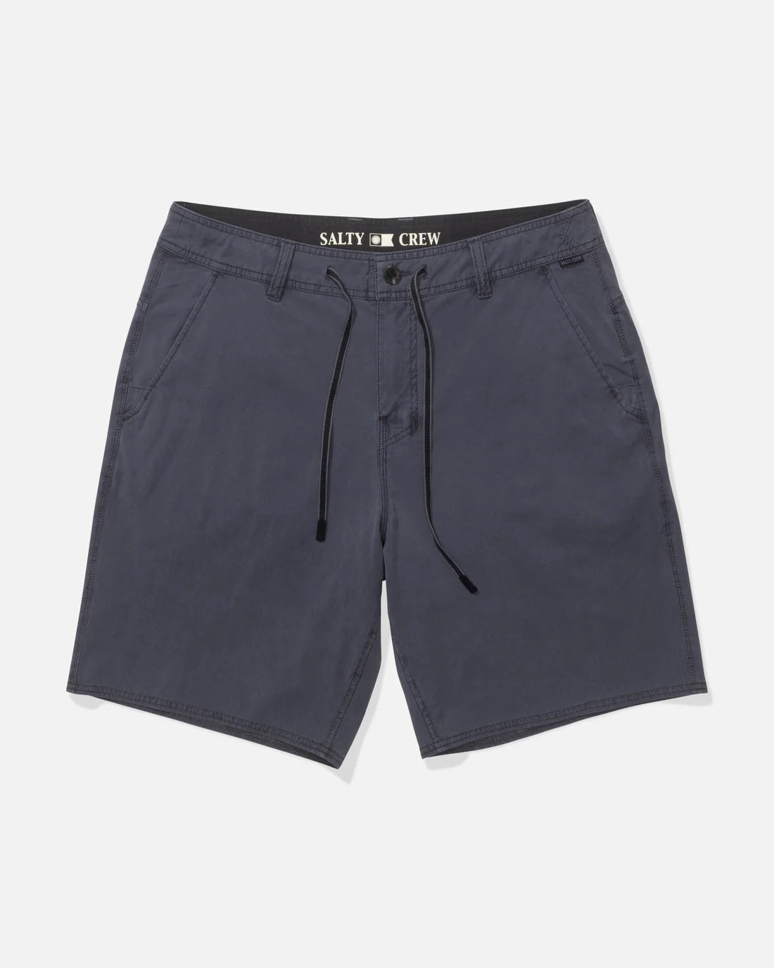 Bermudas híbridas SALTY CREW Transom Overdye Phantom para hombre color gris oscuro surf