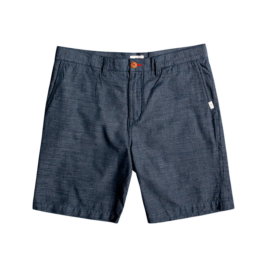 Bermudas QUIKSILVER Davis Chino Heather Navy pantalón corto azul marino jaspeado para hombre