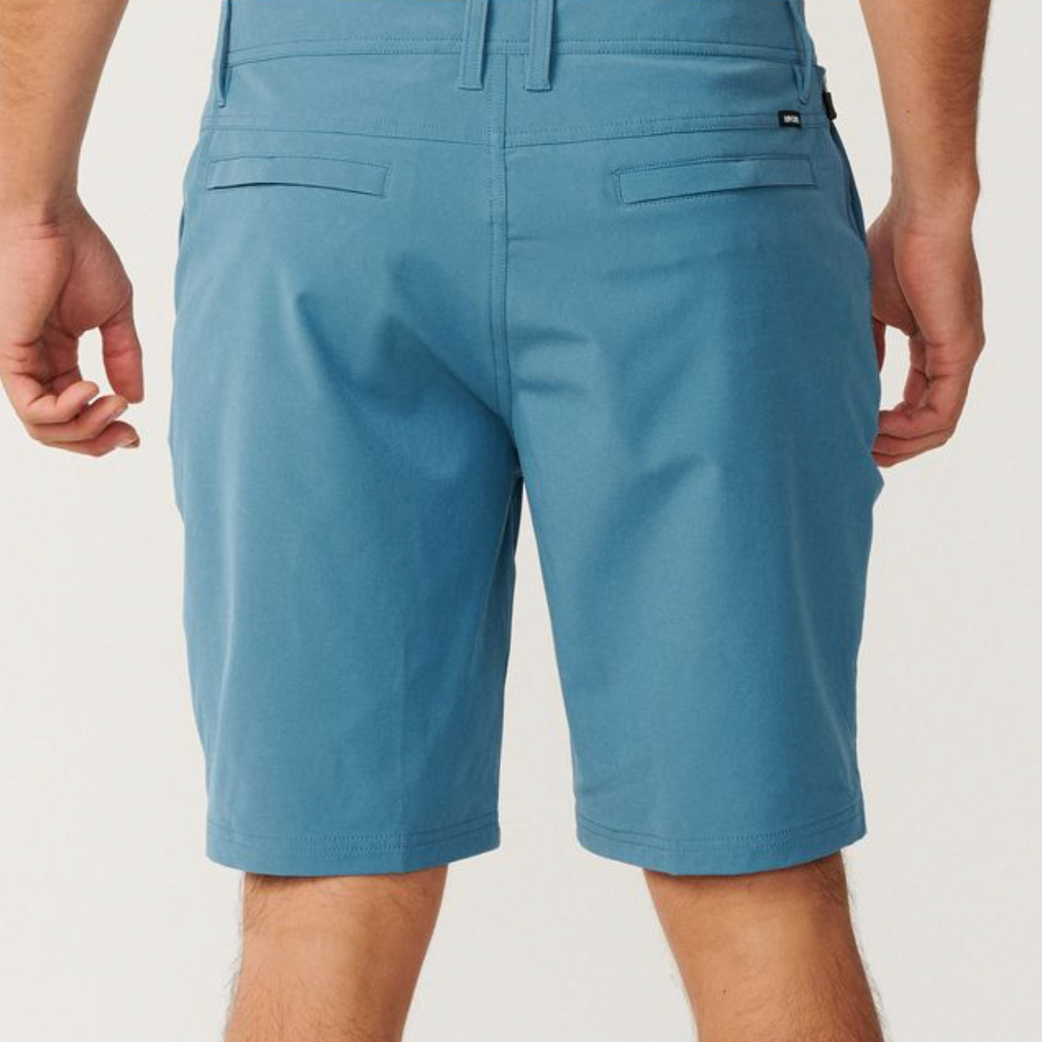 parte de atras de las Bermudas Híbridas Rip Curl Boardwalk Phase 19 Blue Rock