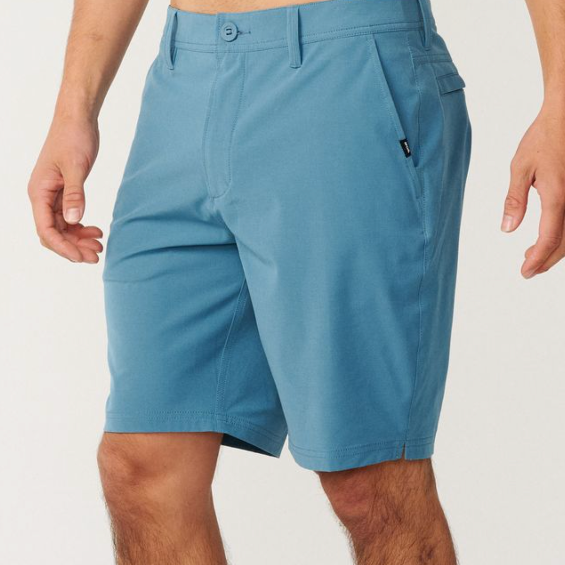 parte de delante de las Bermudas Híbridas Rip Curl Boardwalk Phase 19 Blue Rock