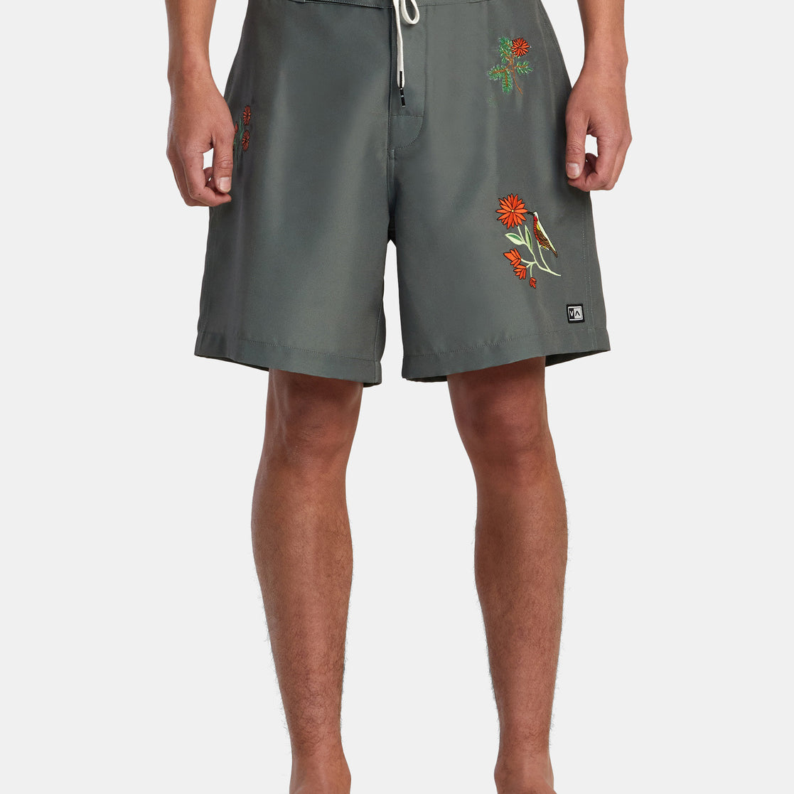 bermudas RVCA Anytime 16 Trunk Olive hombre bañador surf corto
