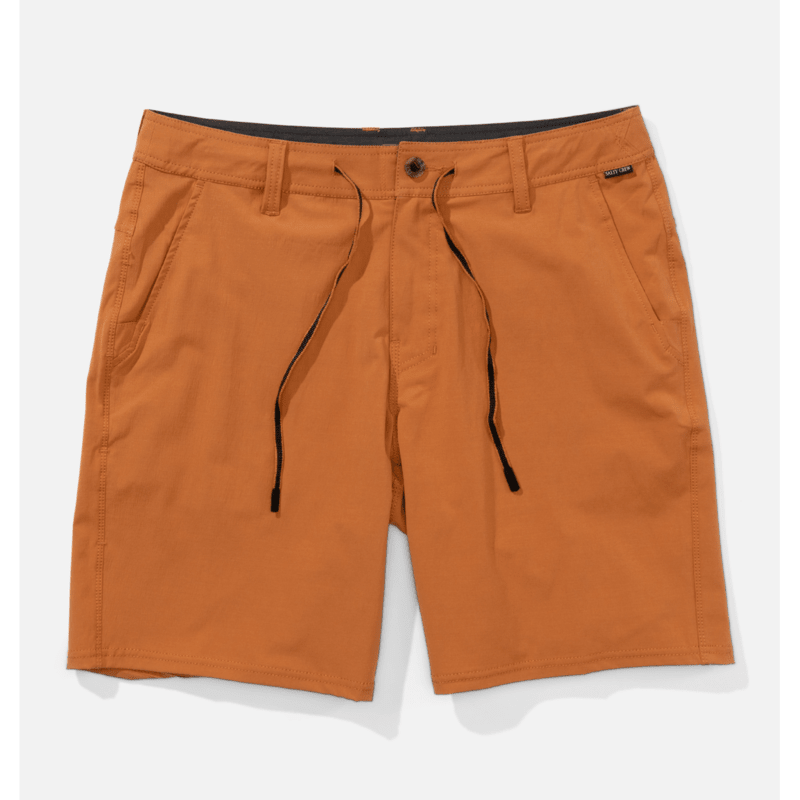 Bermudas Salty Crew Transom Overdye Short Washed Clay para hombre con acabado lavado y estilo surf casual para verano