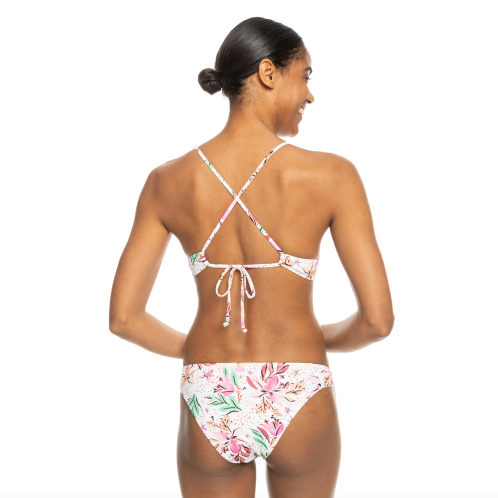 Bikini Roxy Completo Pt Beach Classics Athletic Set White