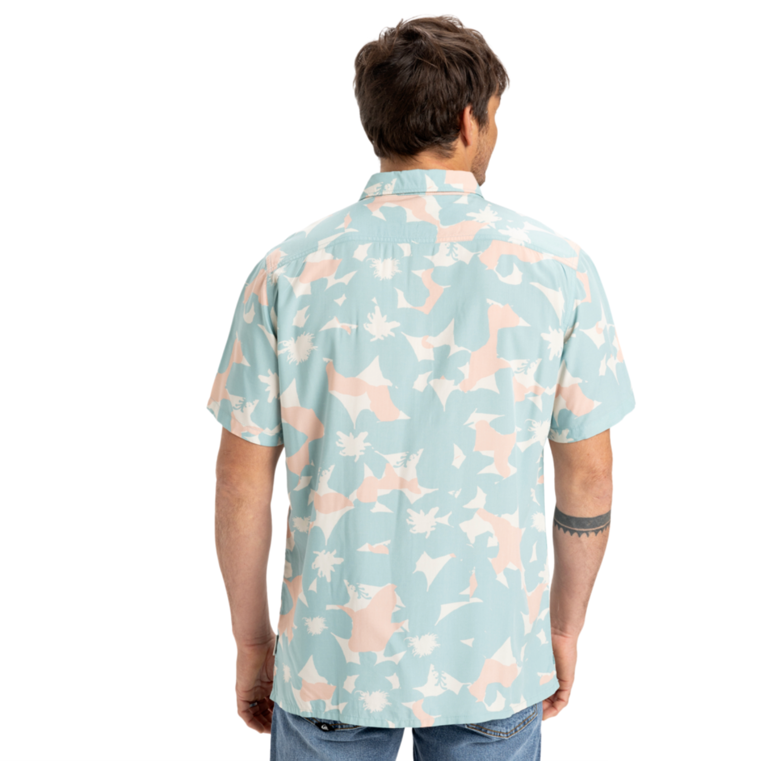 Camisa Quiksilver Safe Paradise Aquifer Handtman
