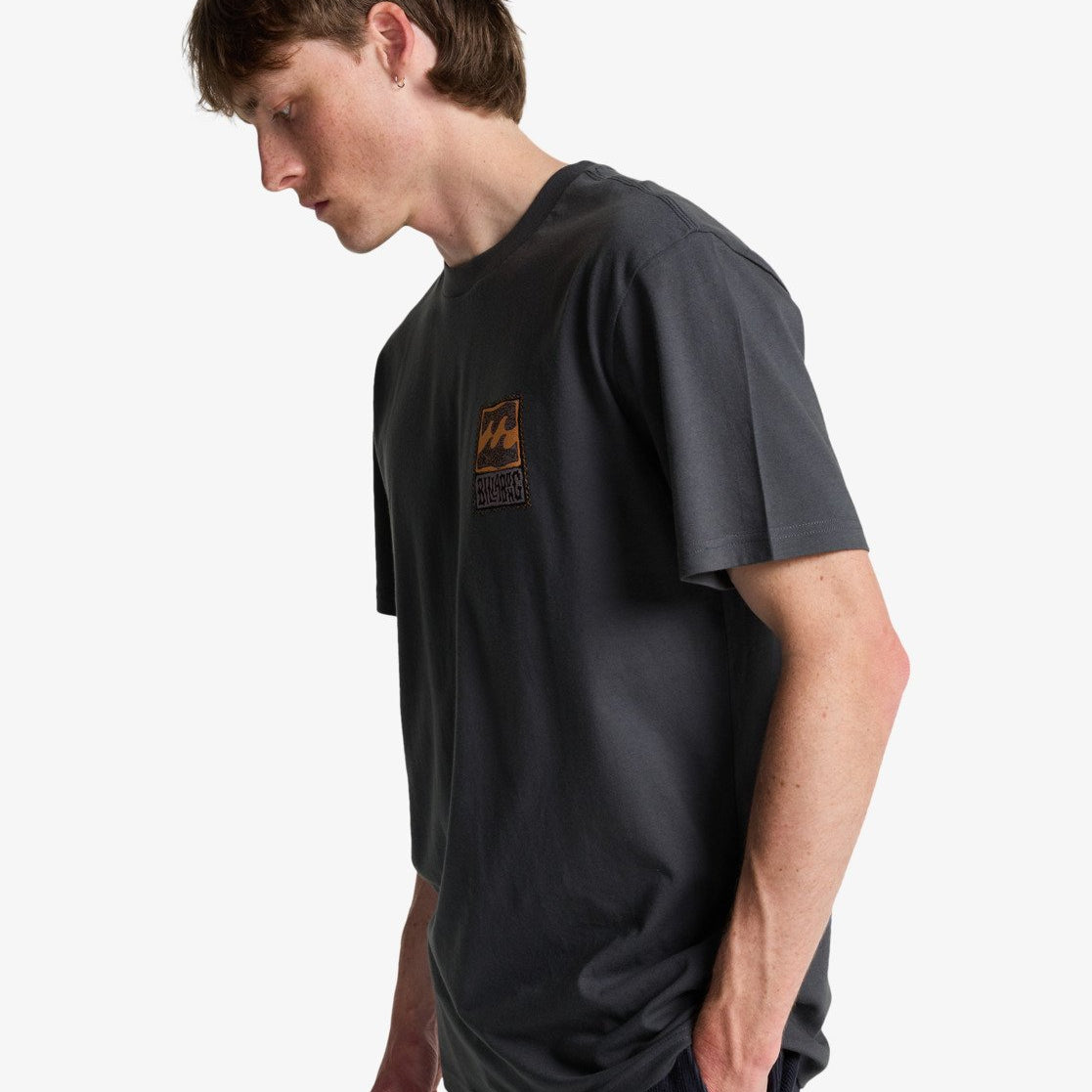 detalle lateral de la Camiseta Billabong Stamp Ombre Blue