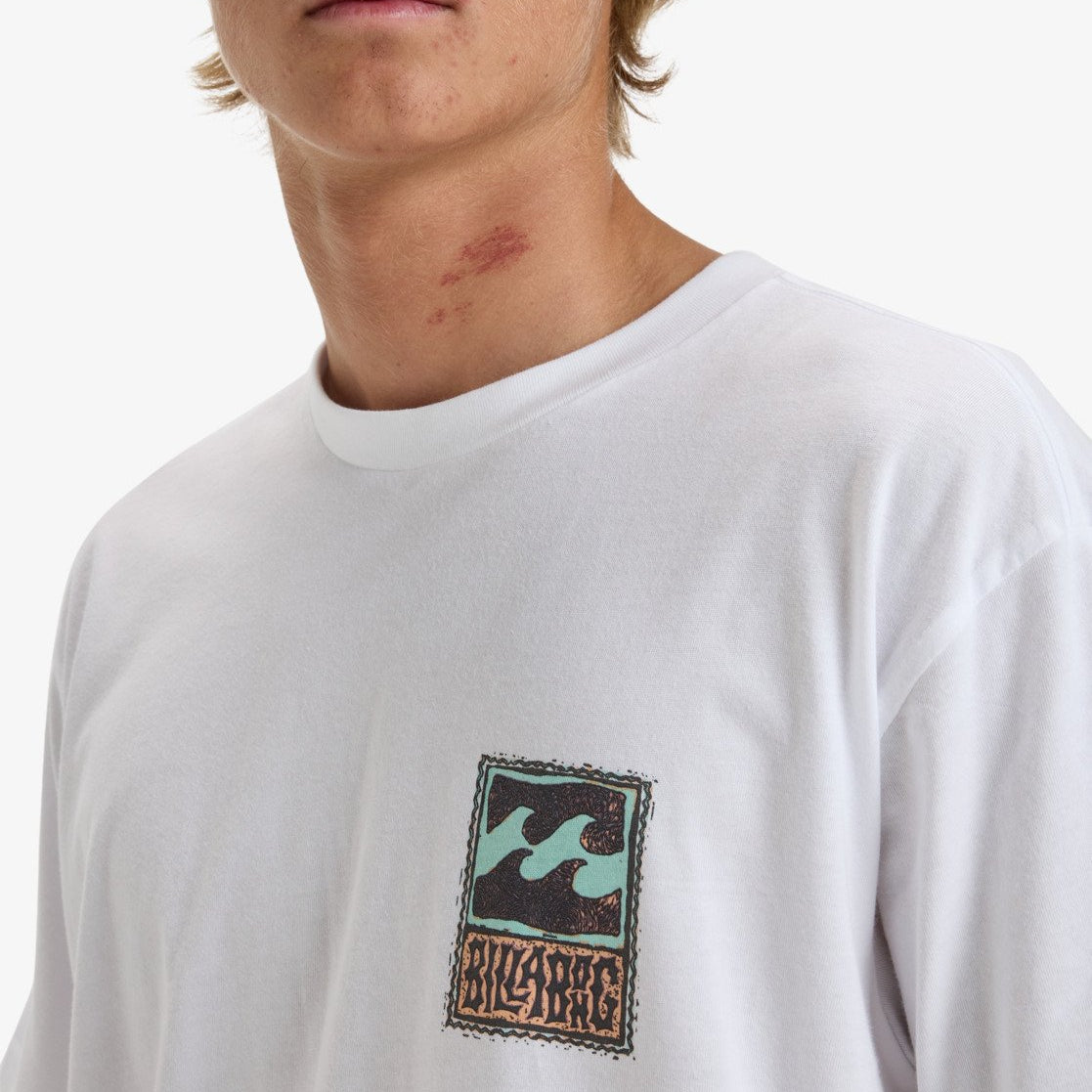 Camiseta Billabong Stamp White color White vista 05