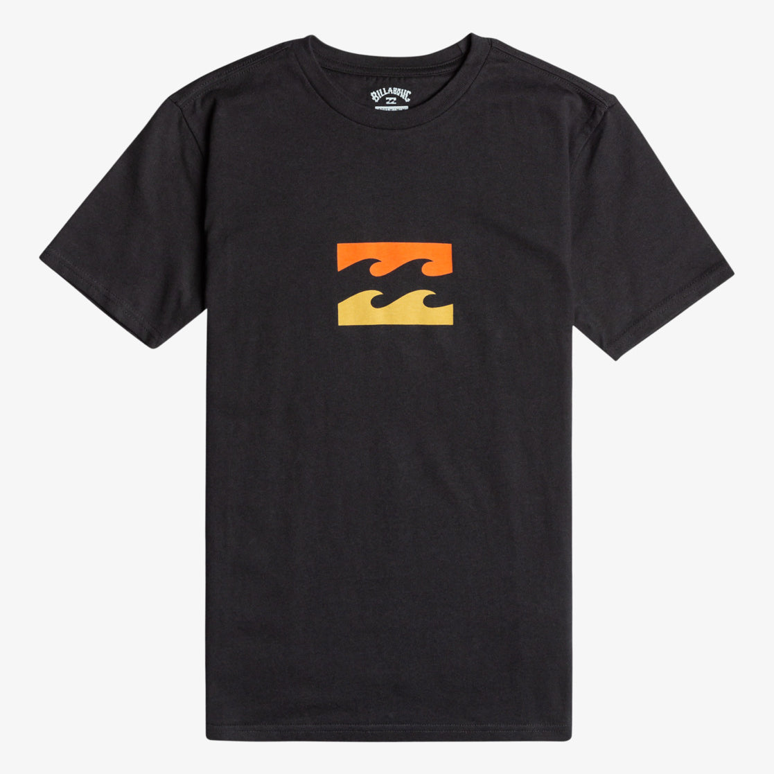 camiseta Billabong Team Wave Kids Black niño negra algodón logo frontal