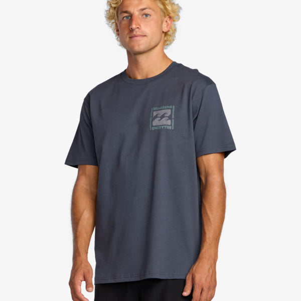 Camiseta Billabong Trail ADiv Midnight Blue hombre azul manga corta surf