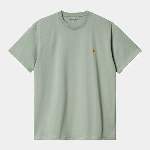 Camiseta Carhartt Wip Chase Navy Gold