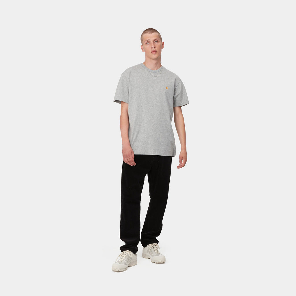 Camiseta Carhartt Wip Chase Grey Heather