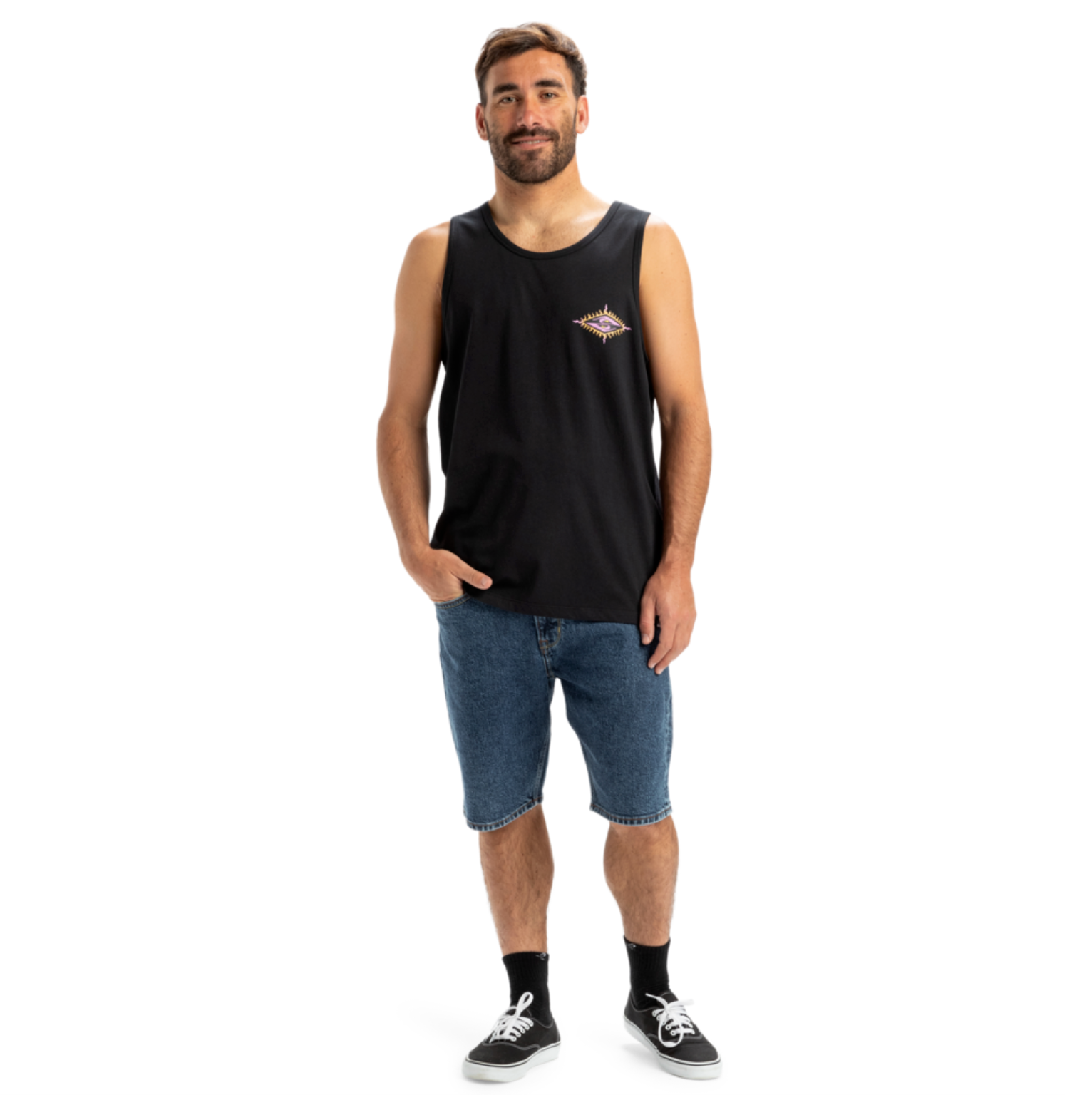 Camiseta Quiksilver Beach Blast Tank Black