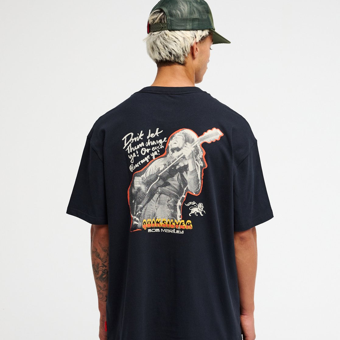 Camiseta Quiksilver Bob Marley Be Loved - Black - imagen oficial 2