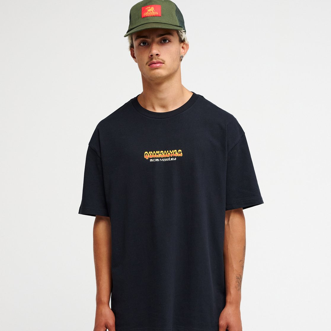 Camiseta Quiksilver Bob Marley Be Loved - Black - imagen oficial 3