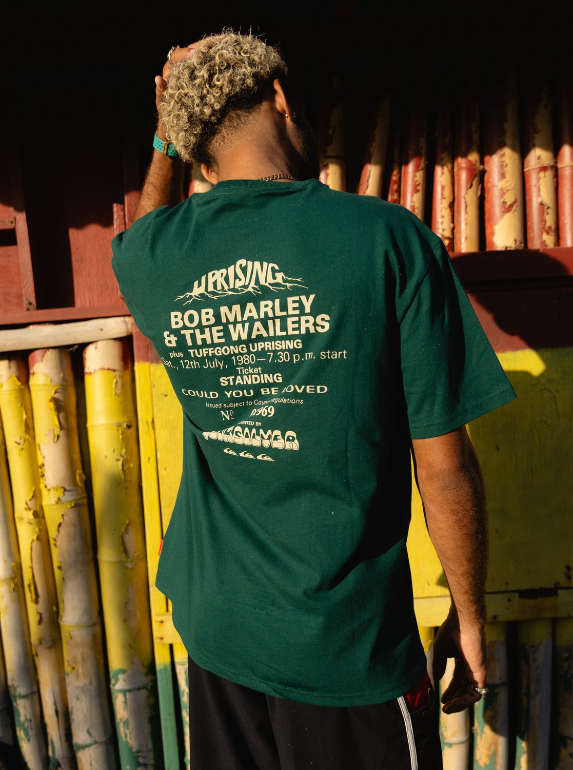 Camiseta Quiksilver Bob Marley Concert - Botanical Garden - imagen oficial 1