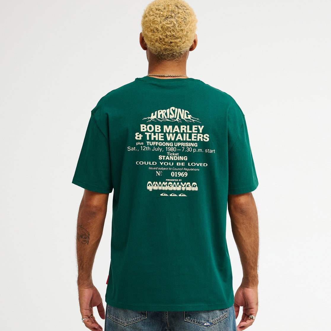 Camiseta Quiksilver Bob Marley Concert - Botanical Garden - imagen oficial 2
