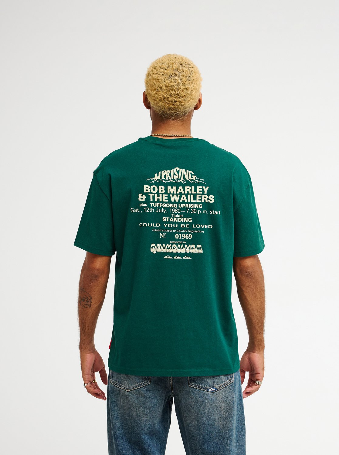 Camiseta Quiksilver Bob Marley Concert - Botanical Garden - imagen oficial 2