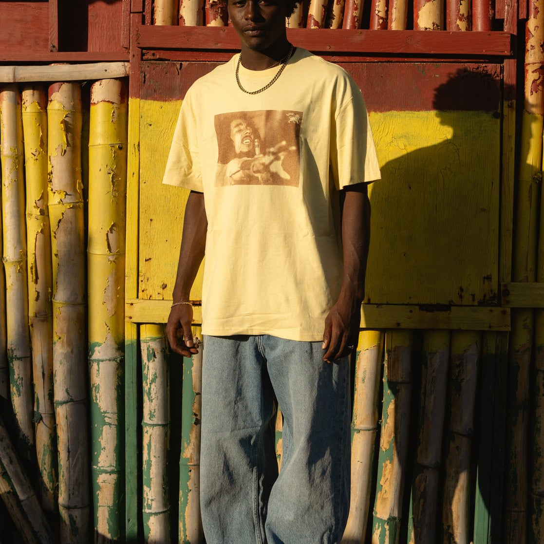 Camiseta Quiksilver Bob Marley Redemption - Straw - imagen oficial 1