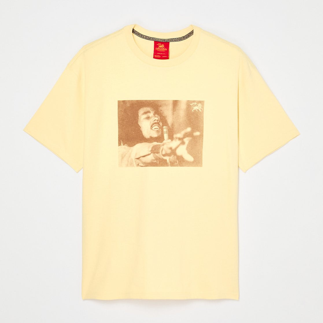 Camiseta Quiksilver Bob Marley Redemption - Straw - imagen oficial 4