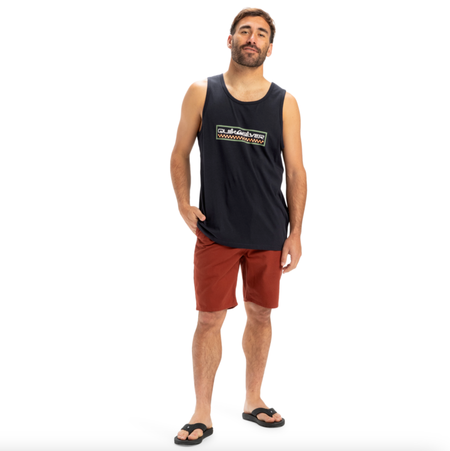 Camiseta Quiksilver Sun Dagger Tank Navy