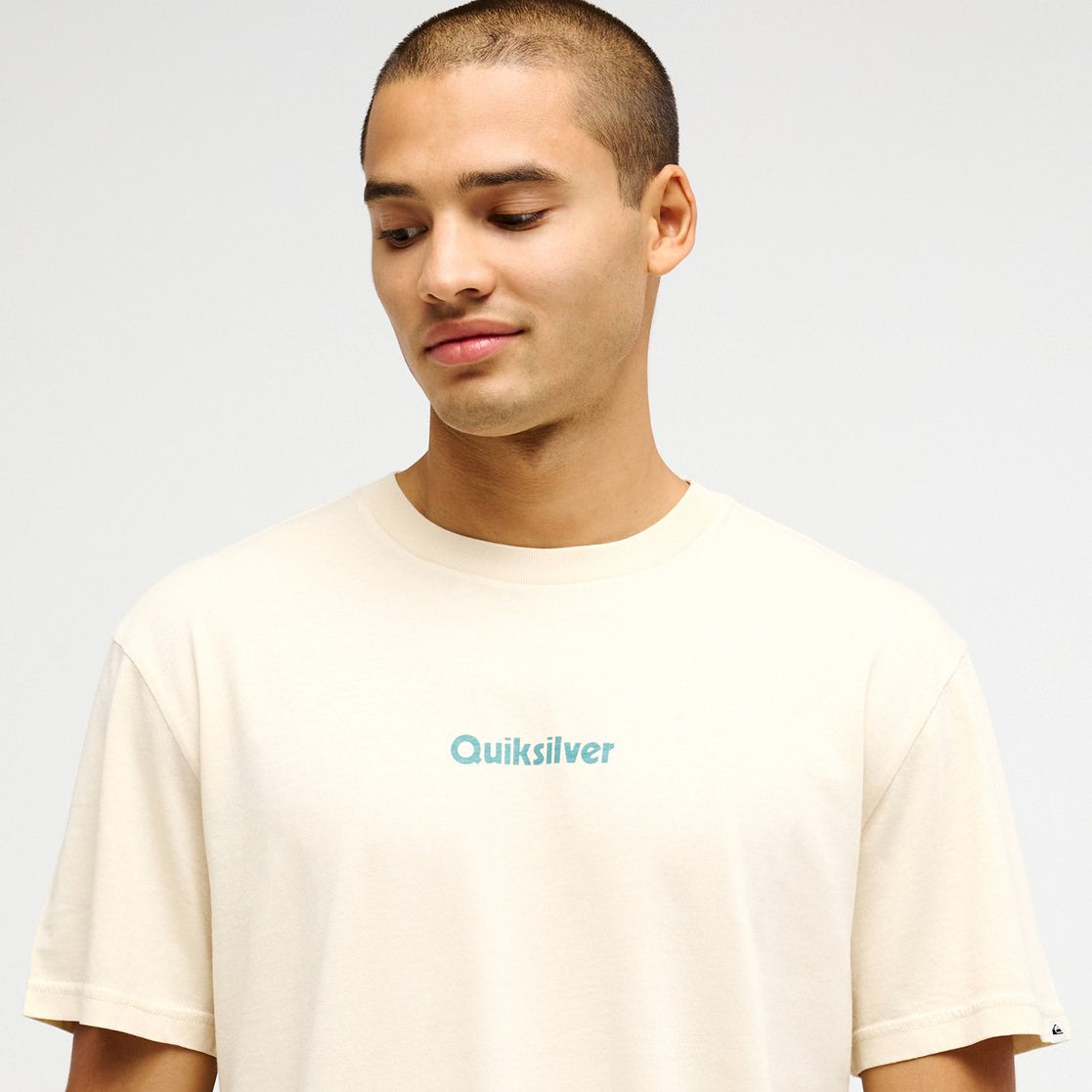 Camiseta Quiksilver Evo Rays Bone White, detalle del producto