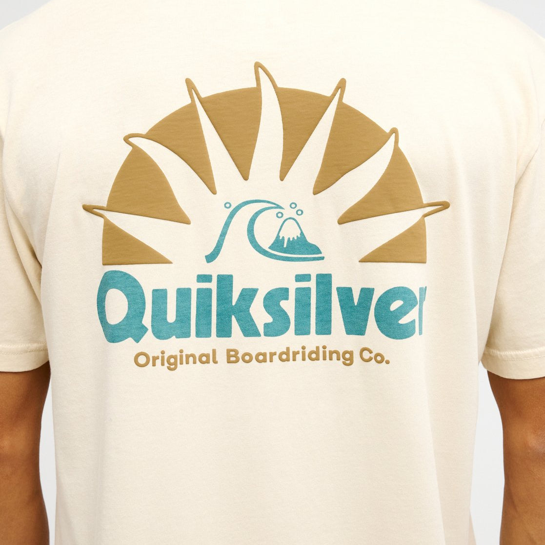 Camiseta Quiksilver Evo Rays Bone White, vista alternativa