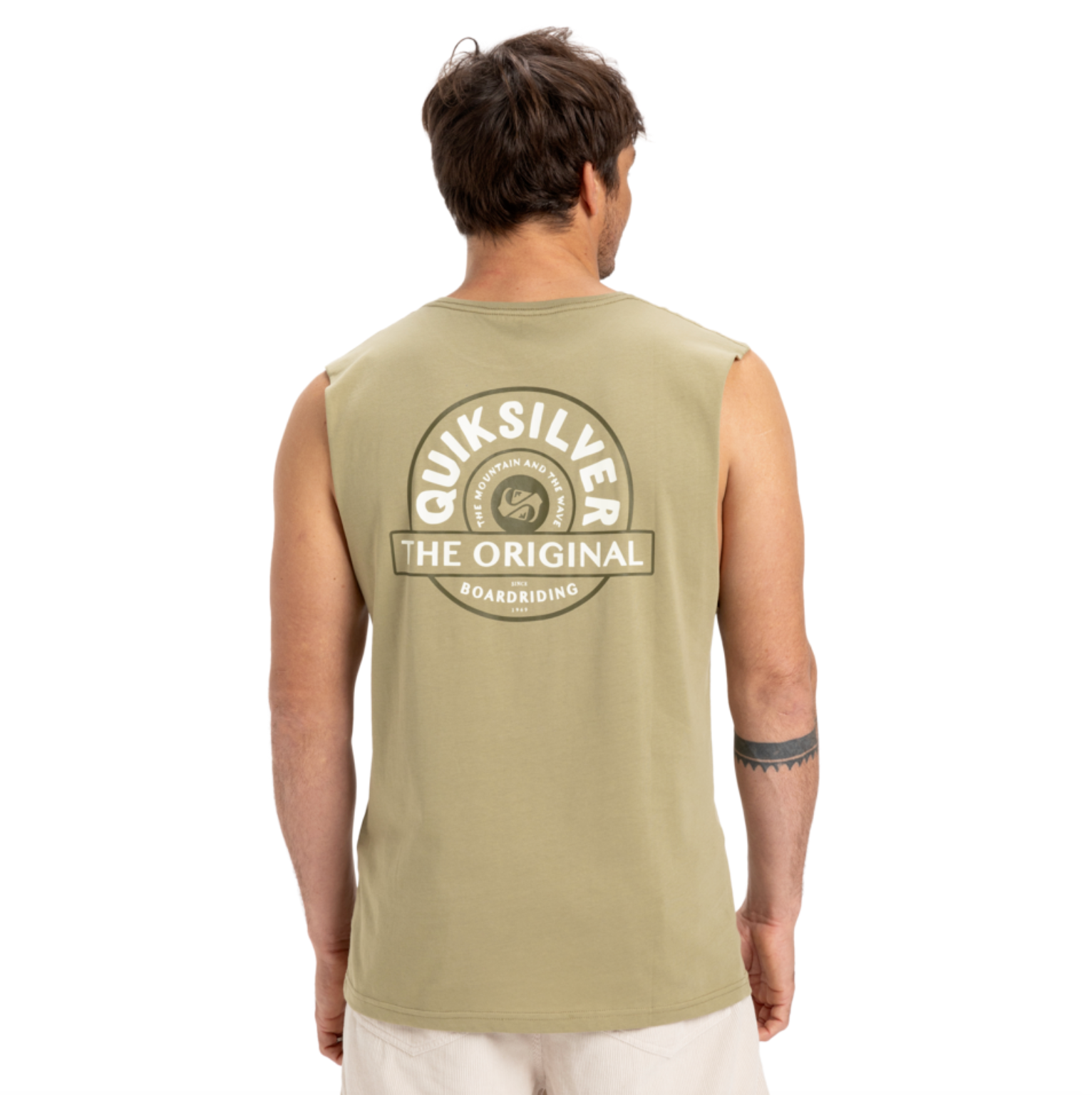 Camiseta Quiksilver Summer Road Muscle Aloe