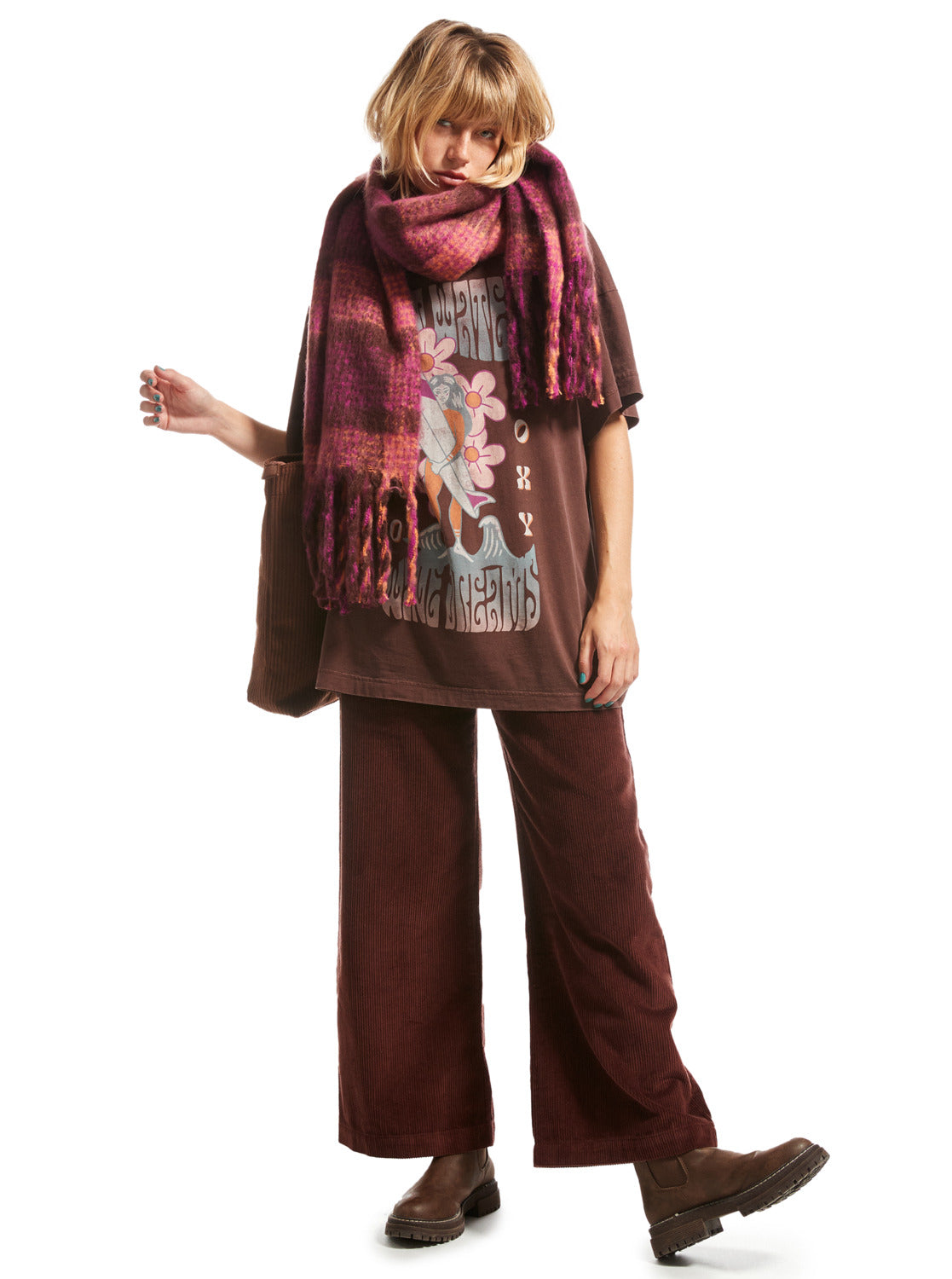 Camiseta Roxy Sweet Janis Bitter Chocolate