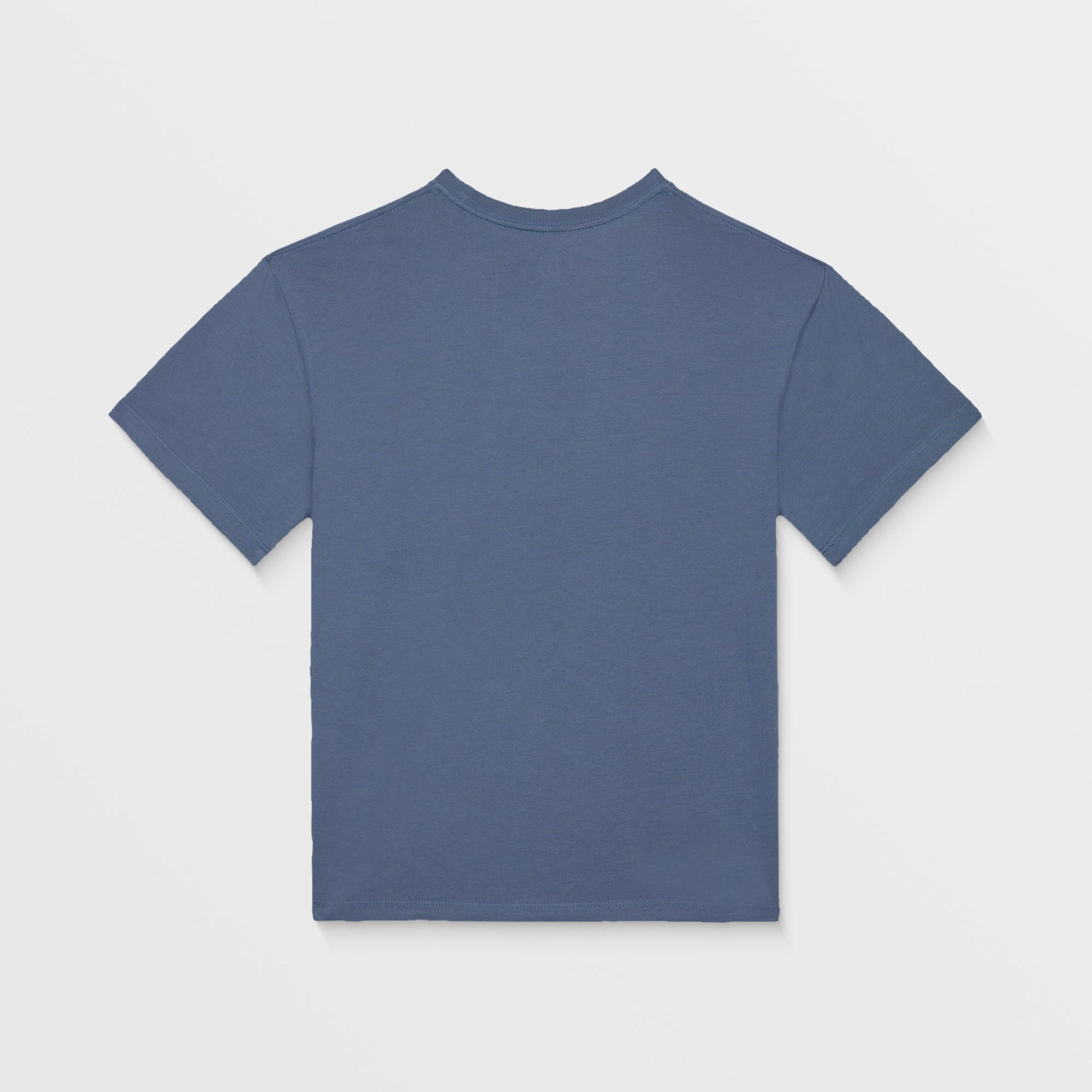 Camiseta Volcom Stone Blanks Storm Blue para niño vista trasera del producto oficial