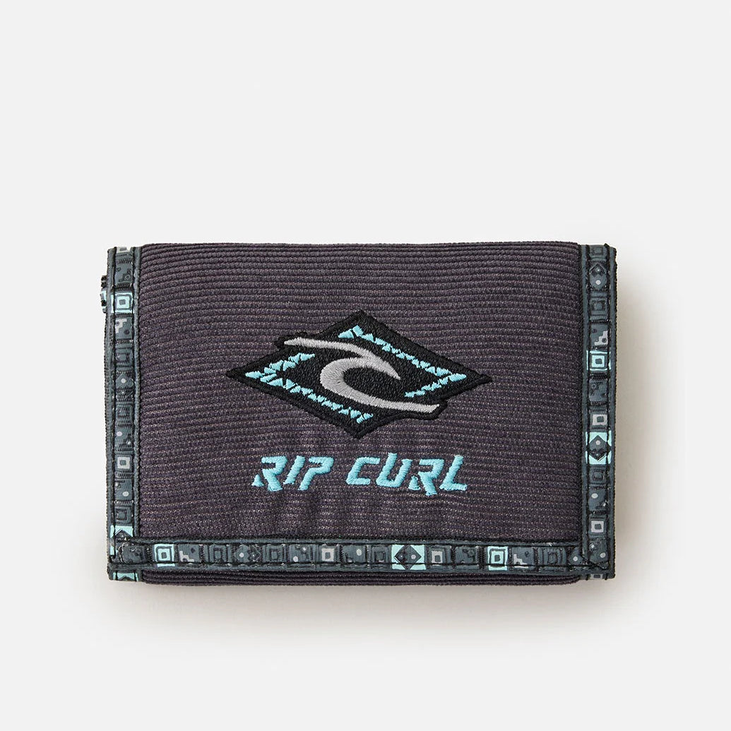 Cartera RIP CURL Archive Black Blue cartera surf hombre negra con detalles azules Rip Curl