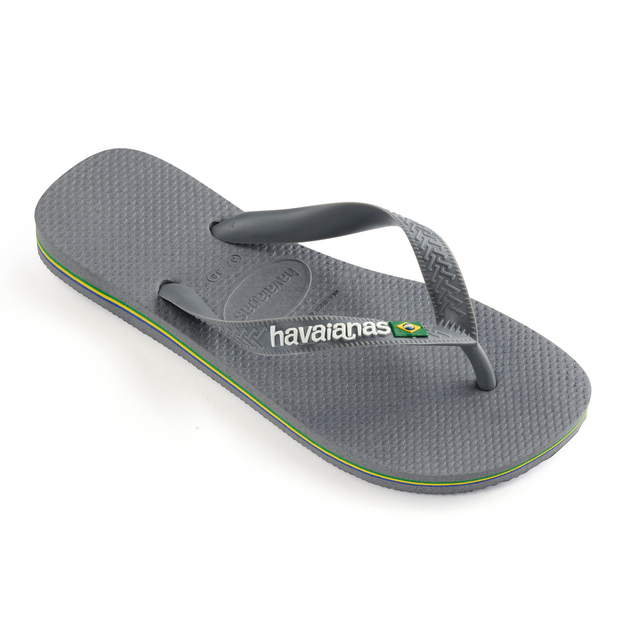 Chanclas Havaianas Brasil Logo Steel Grey SS24