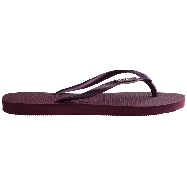 Chanclas Havaianas Slim Logo Metallic Purple Soil SS25