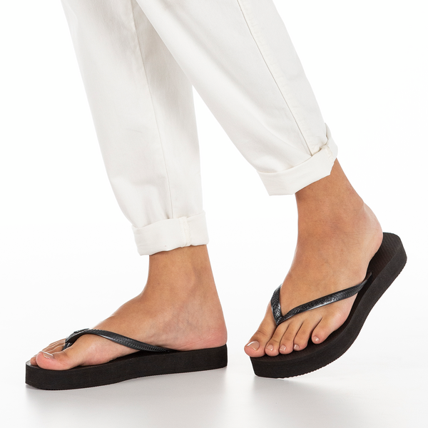 Chanclas Havaianas Slim Platform Black SS25