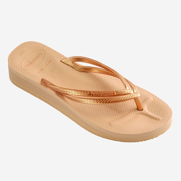 Chanclas havaianas online doradas