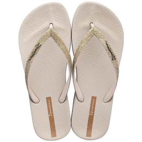 Chanclas Ipanema Anatomica Lolita beige mujer cómodas y ligeras para verano y playa