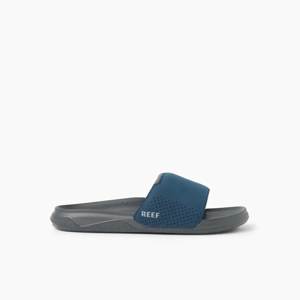 Chanclas pala REEF Tailslide Grey Navy para hombre con diseño moderno y suela cómoda