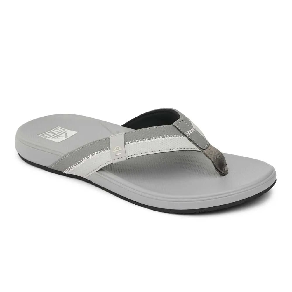 Chanclas REEF Cushion Phantom 2.0 Grey Grey para hombre con plantilla Cushion cómoda color gris claro estilo surf verano