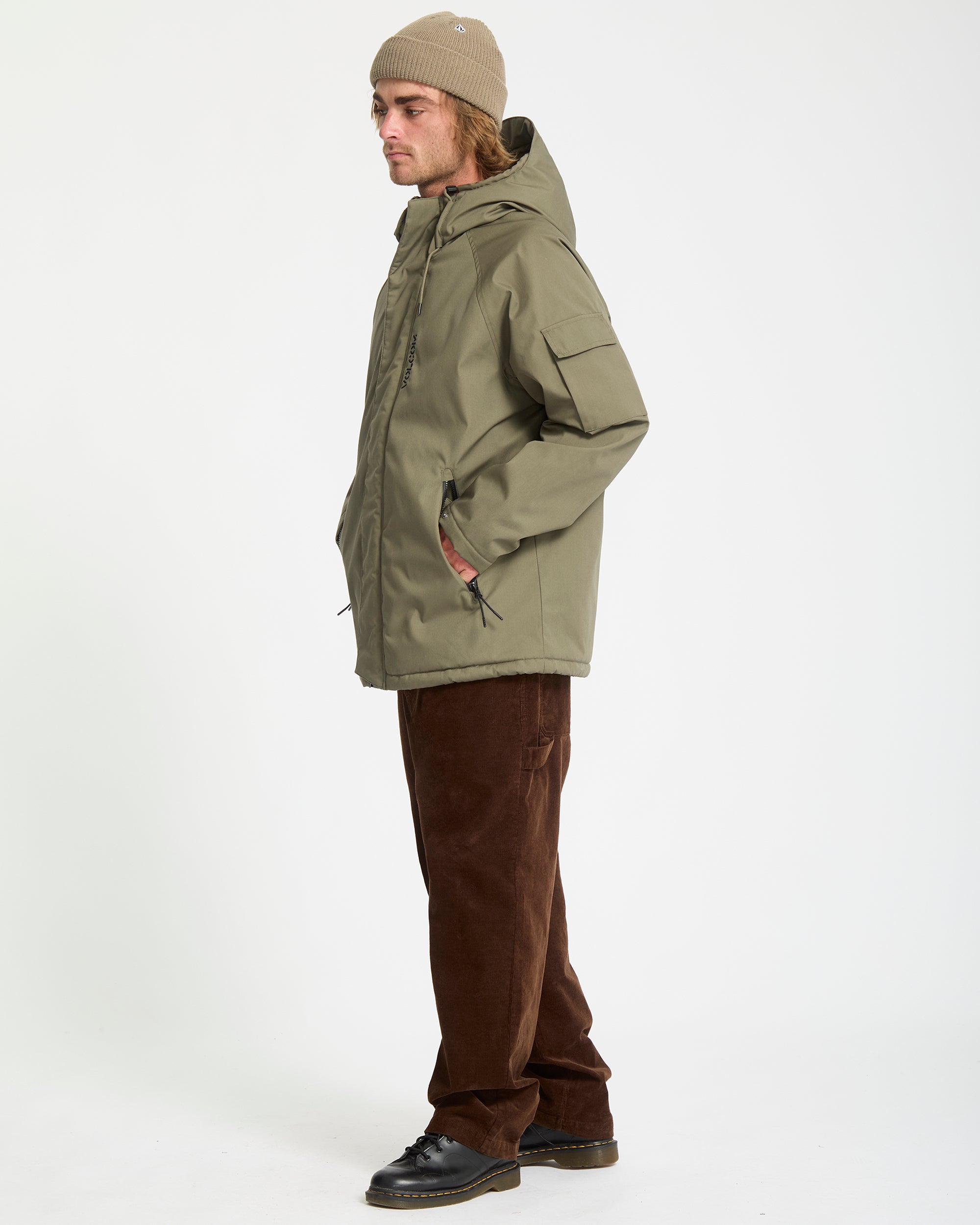 Chaqueta Volcom Stoke Stone II 10K Wintermoss para hombre - vista oficial 16