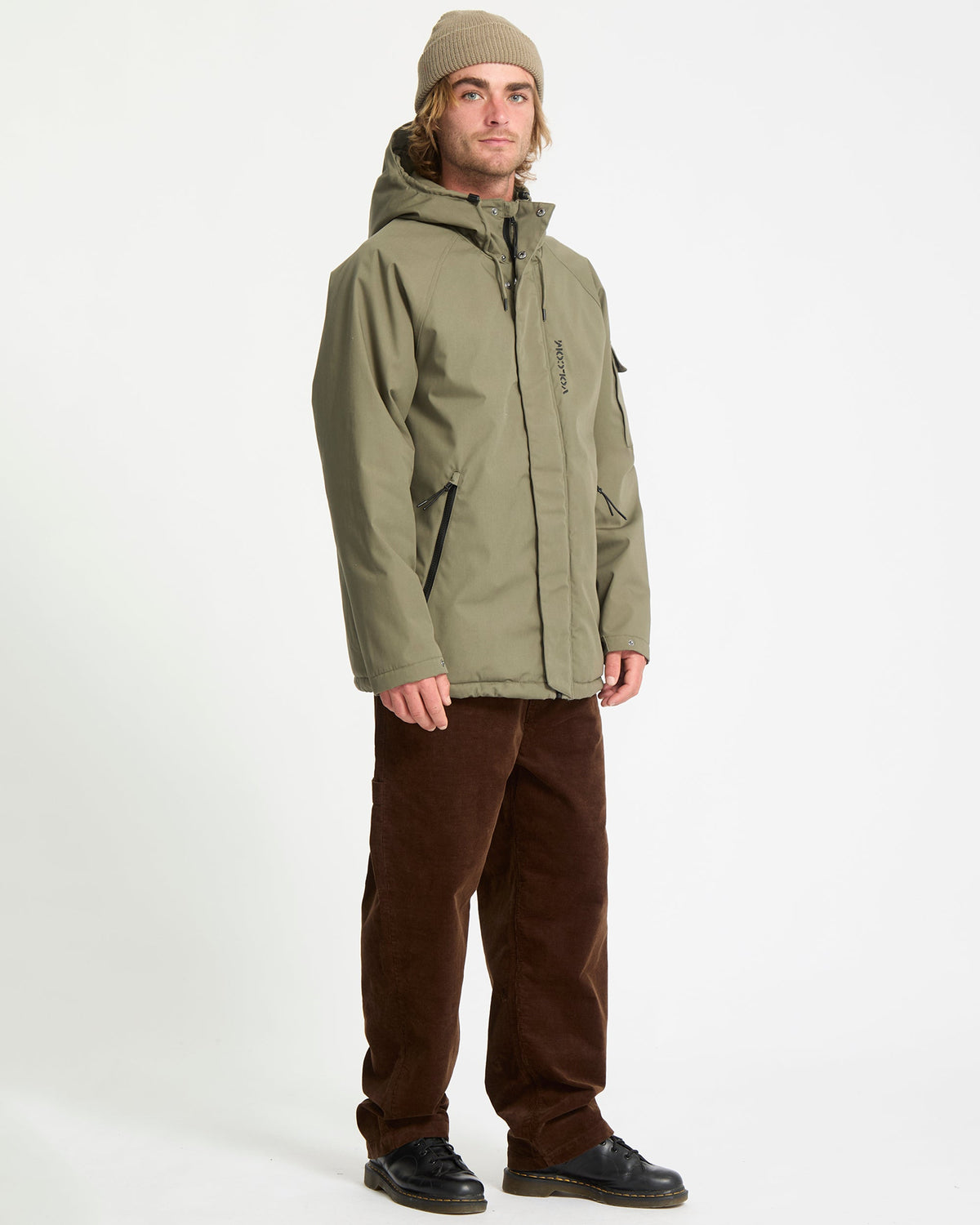 Chaqueta Volcom Stoke Stone II 10K Wintermoss para hombre - vista oficial 20