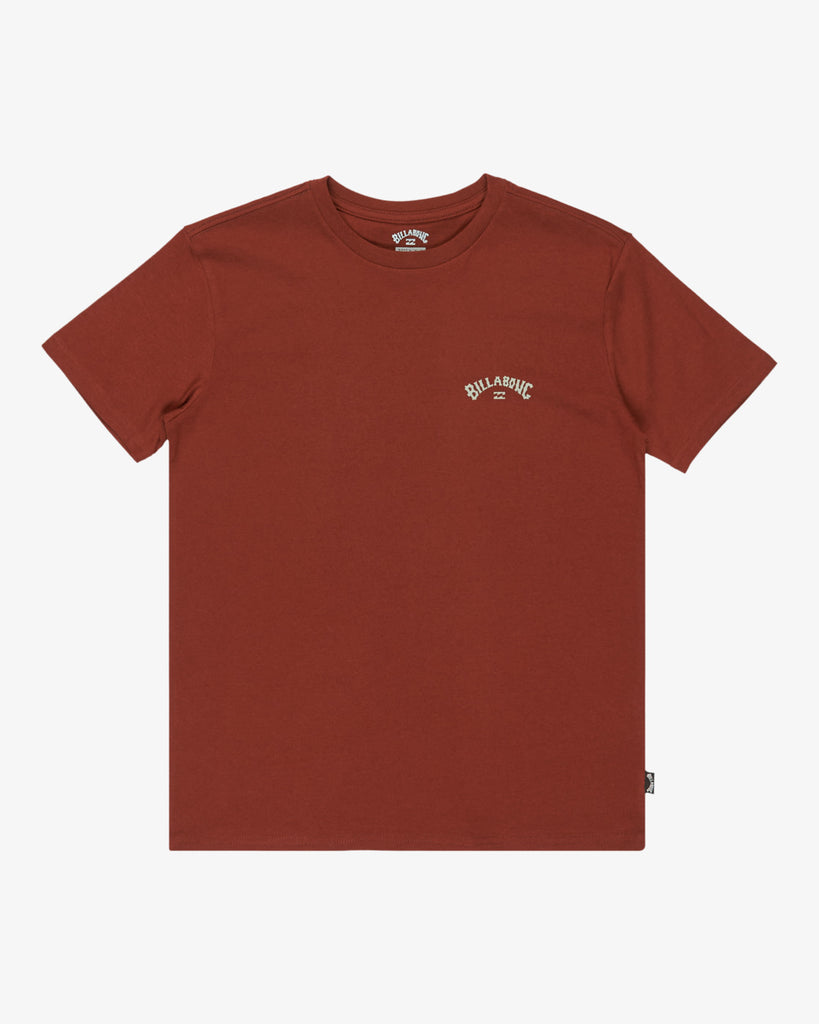 Camiseta Billabong Arch Wave Kids Brick