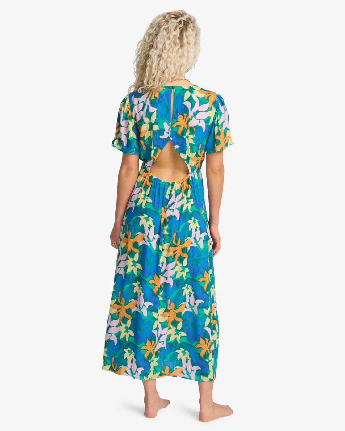 Vestido Billabong Jet Set Agua Flores