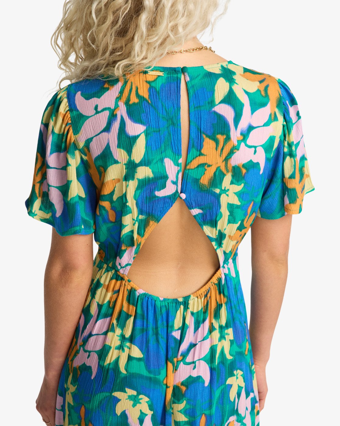 Vestido Billabong Jet Set Agua Flores