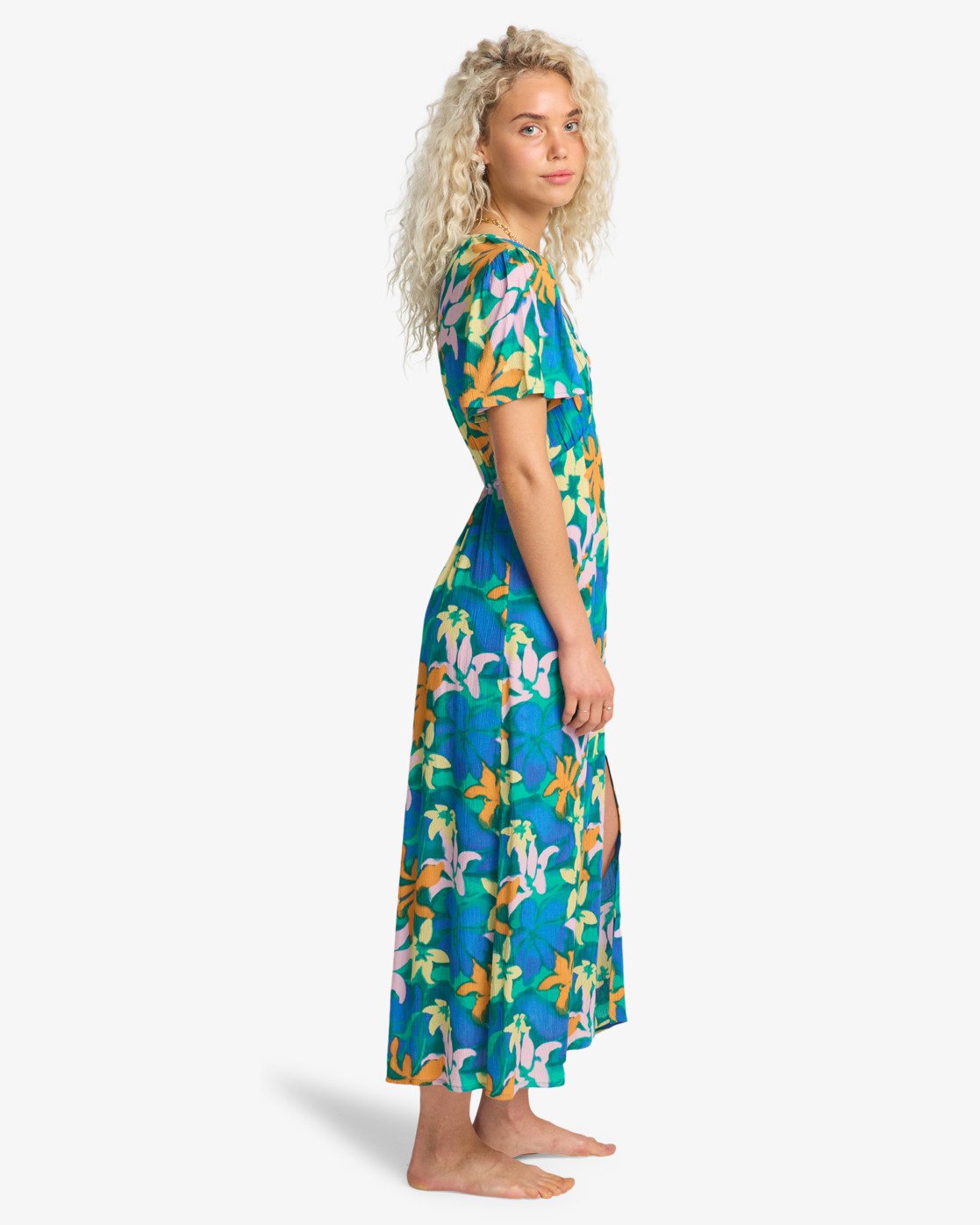 Vestido Billabong Jet Set Agua Flores
