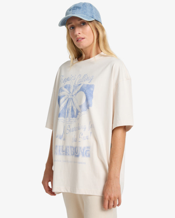 Camiseta Billabong This Sunny Time Salt Crystal