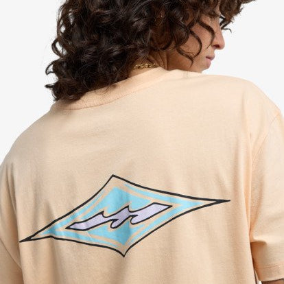 Camiseta Billabong Heritage Baker - Melocotón (Soft Peach) - imagen oficial de producto, vista dtl2