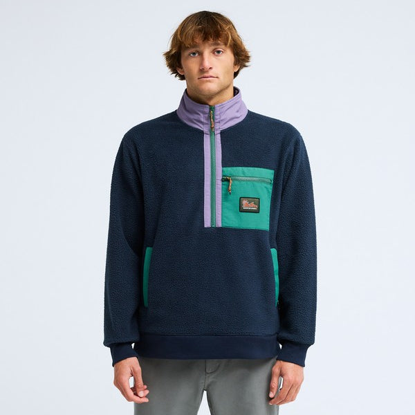 Forro Polar Billabong Boundary Shore Grape Leaf - frontal