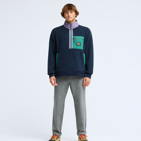 Forro Polar Billabong Boundary Shore Grape Leaf - modelo