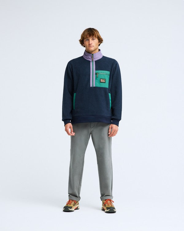 Forro Polar Billabong Boundary Shore Grape Leaf - modelo