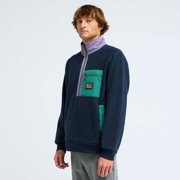 Forro Polar Billabong Boundary Shore Grape Leaf - lateral