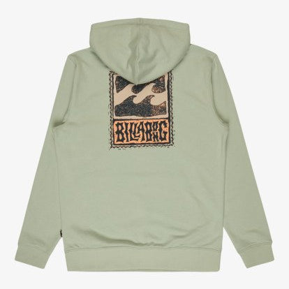 Sudadera Billabong Stamp - Verde (Vintage Green) - imagen oficial de producto, vista bck1